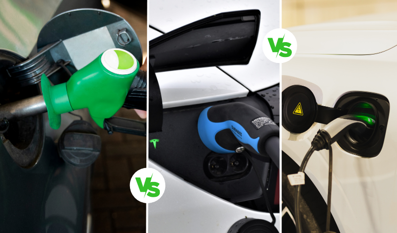 Petrol Cars vs Hybrid Cars vs Electric Cars